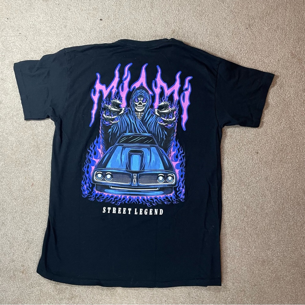 grim reaper miami street legends graphic tee